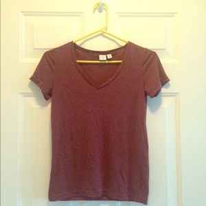 Burgundy tee